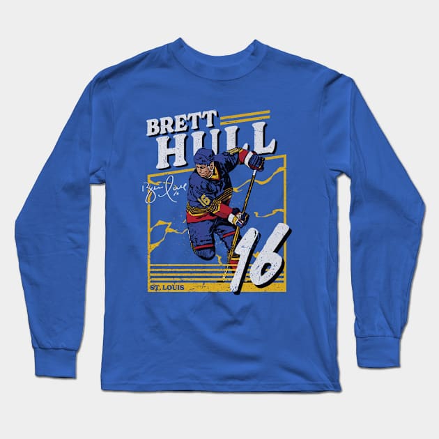 Brett Hull St. Louis Power Long Sleeve T-Shirt by lavonneroberson